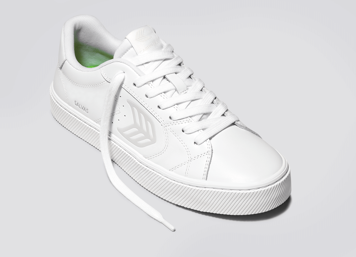 SALVAS White Leather Sneaker