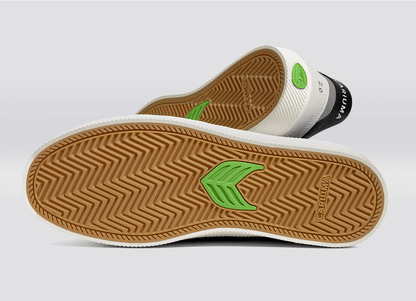 CATIBA PRO 2.0 Smoke White Suede Off-White Cordura Black Logo Sneaker