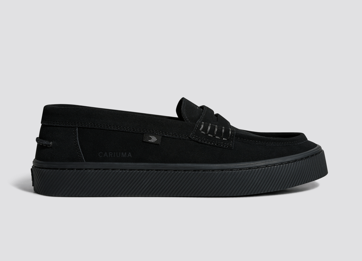 CAJU Loafer All Black Suede