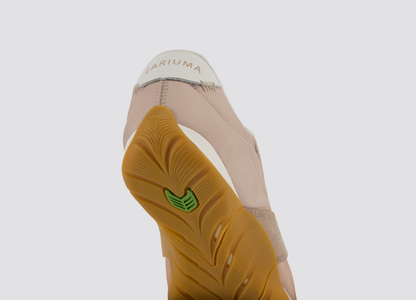 SUTAI Nylon and Suede Desert Taupe