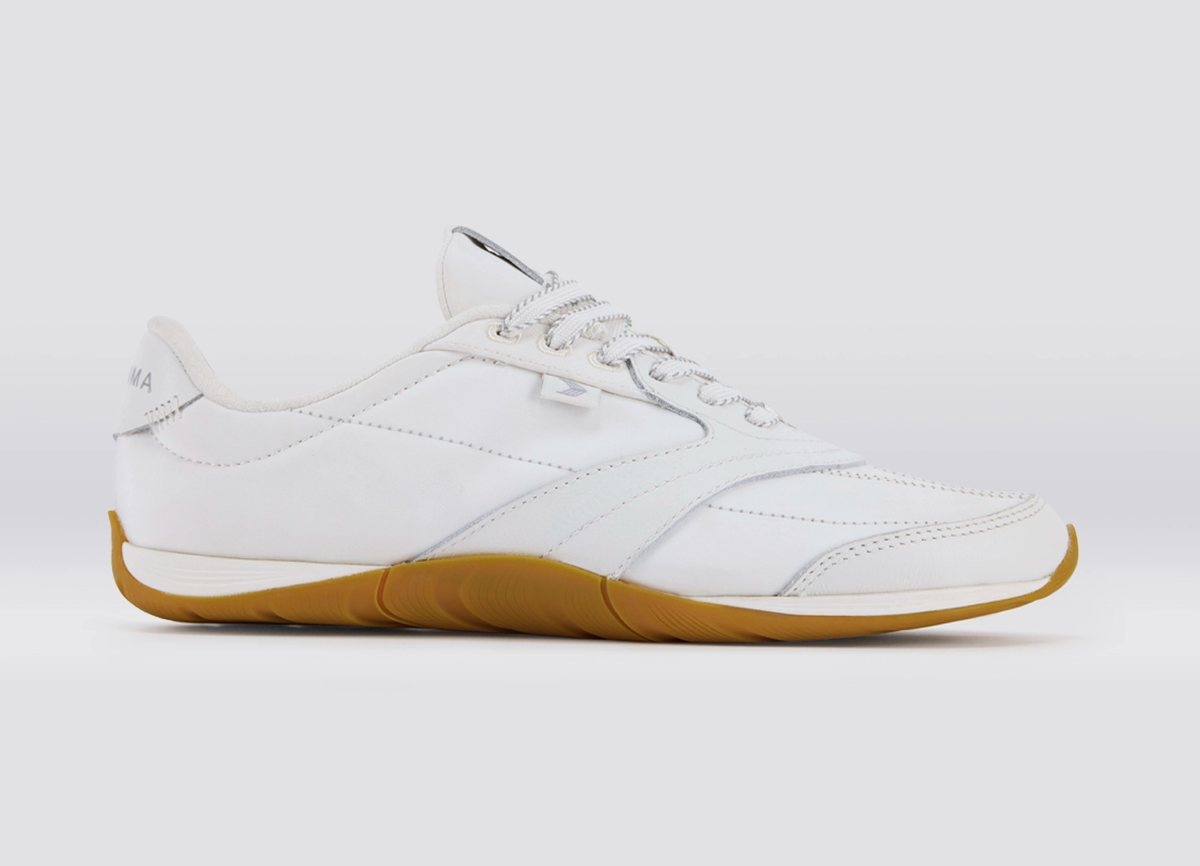 SUTAI Nylon and Soft Grain Leather Warm White