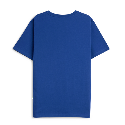 T-Shirt Dazzling Blue with Off-White Logo